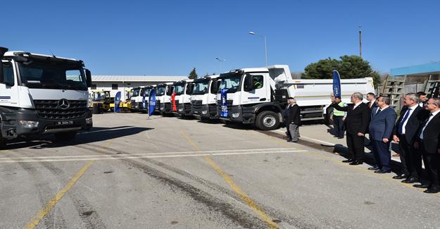 Büyükşehir filosuna 25 araçlık takviye