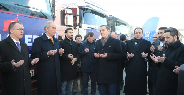 Suriye´ye yakacak ve gıda yardımı