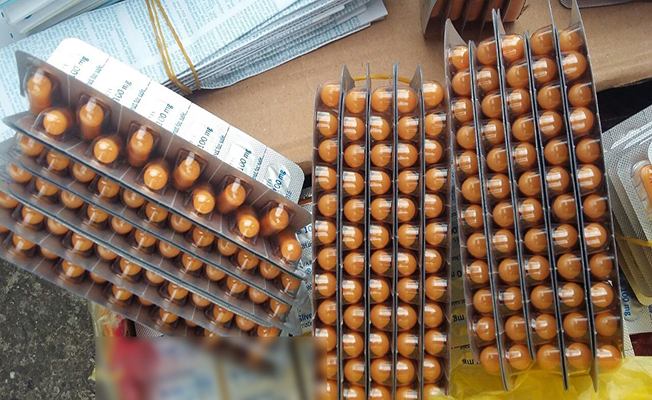 Bolu'da 75 bin liralık kaçak ilaç yakalandı