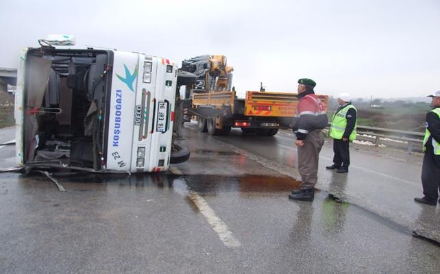 Bursa’da Yolcu Minibüsü Kazası