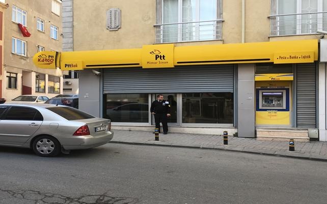 Büyükçekmece'de PTT Şubesinde silahlı soygun