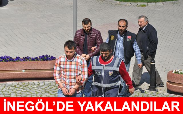 İnegöl'de 4 FETÖ üyesi yakalandı