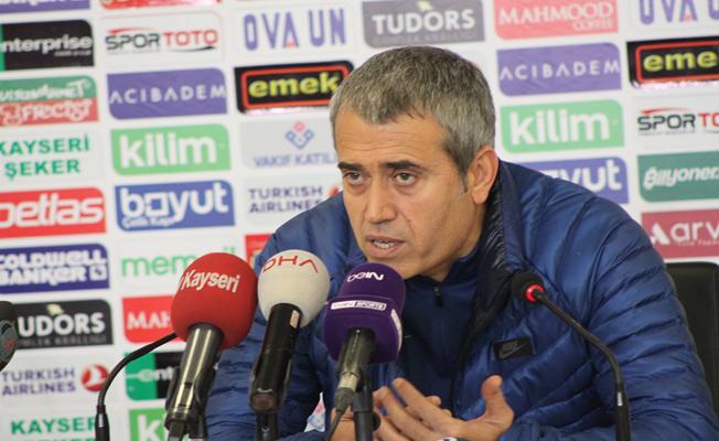 Kemal Özdeş: "Oyundan memnun değilim"