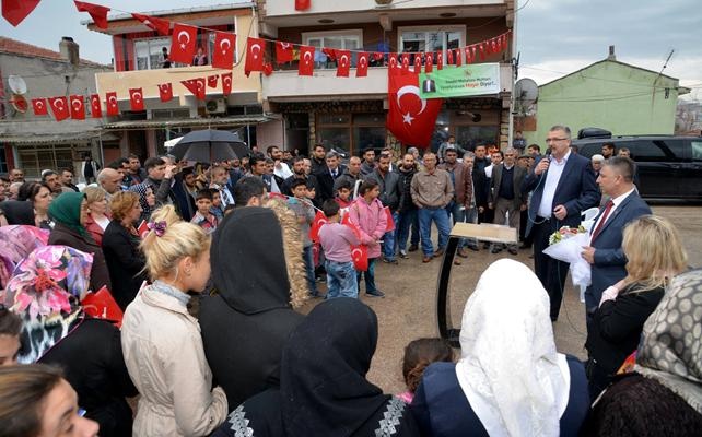 Roman mahallesinin muhtarından uyuşturucuyla mücadele mitingi