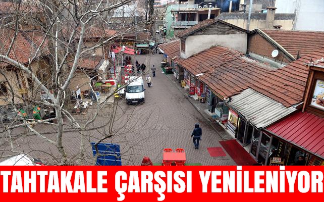 Tarihi Tahtakale Çarşısı yeniden hayat buluyor