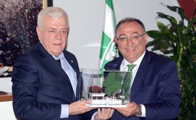 Vefa Salman’dan Bursaspor'a Ziyaret