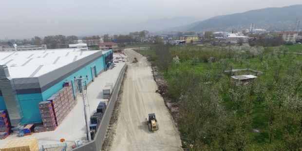 Başiskele'de yol çalışmaları sürüyor