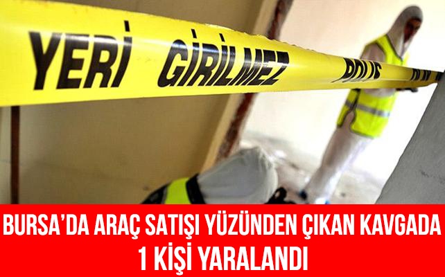 Bursa'da silahla yaralama güvenlik kamerasında