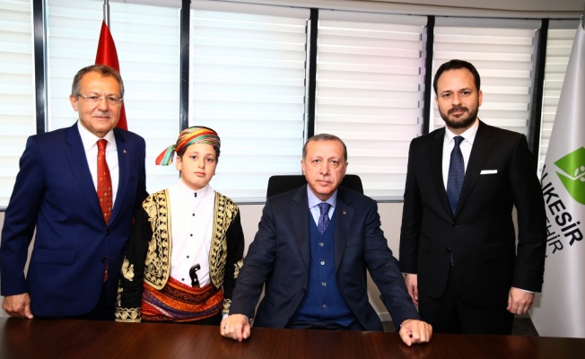 Cumhurbaşkanı Erdoğan, Balıkesir'de