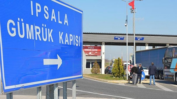 İpsala Sınır Kapısı'ndan geçişler yapılamıyor