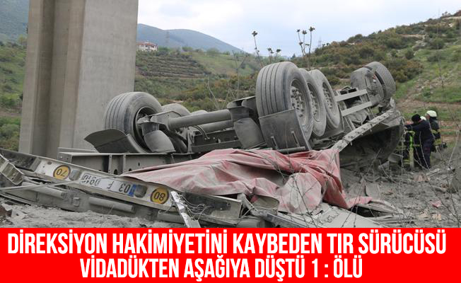 İzmit'te trafik kazası: 1 ölü