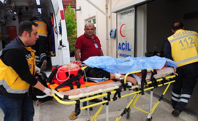 Kocaeli'de Balkondan düşen çocuk yaralandı