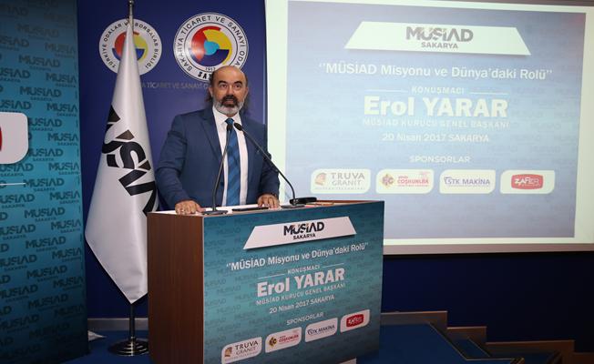 "MÜSİAD Misyonu ve Dünyadaki Rolü" konferansı