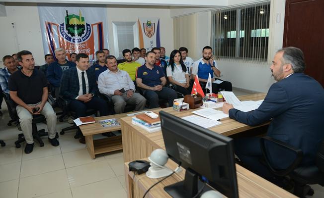 Aktaş Spor İşleri Müdürlüğü Personeliyle Bir Araya Geldi