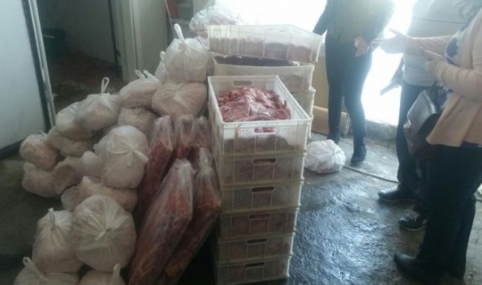 Balıkesir'de 590 kilogram kaçak et ele geçirildi