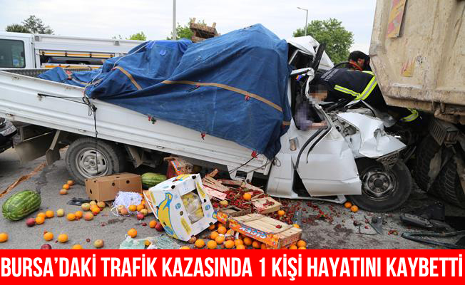 Bursa'da Trafik Kazası: 1 Ölü, 1 Yaralı