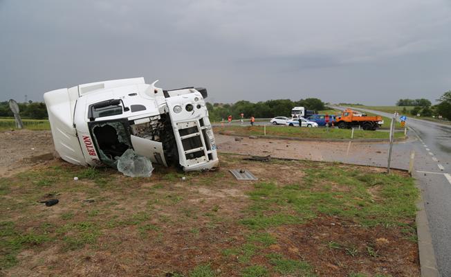 Edirne'de trafik kazası: 1 yaralı