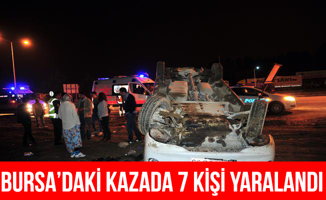 İnegöl'de İftar Dönüşü Kaza: 7 Yaralı