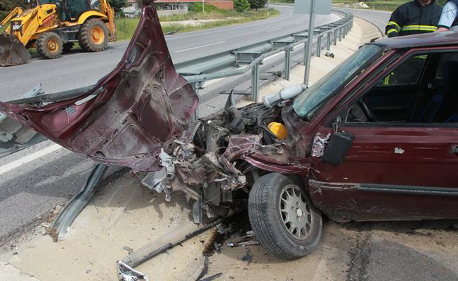 Kırklareli'nde trafik kazası: 1 yaralı