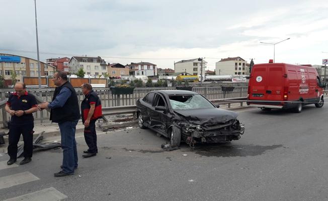 Kocaeli'de otomobilin çarptığı kişi yaralandı