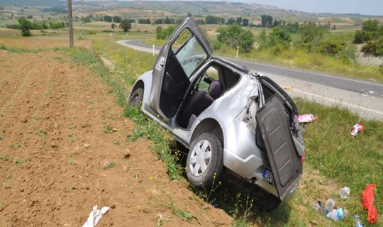 Malkara'da trafik kazası: 1 yaralı