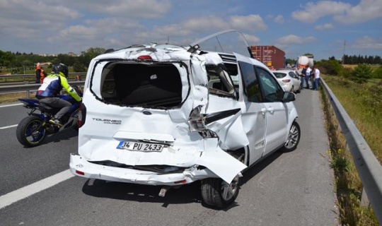 Silivri'de trafik kazası: 3 yaralı
