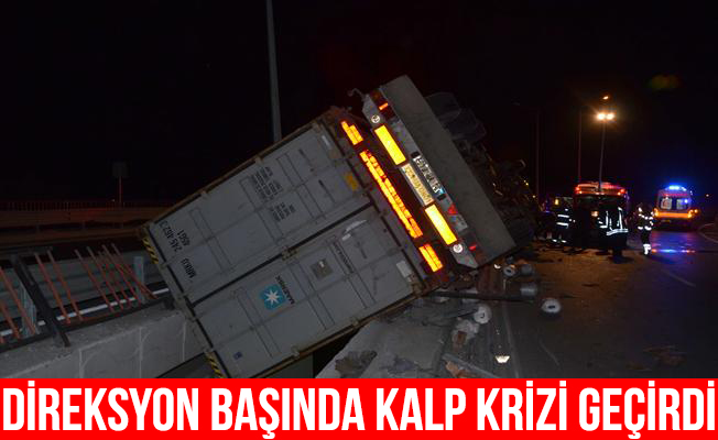 Yalova'da Direksiyonda Kalp Krizi Geçiren Tır Şoförü Öldü