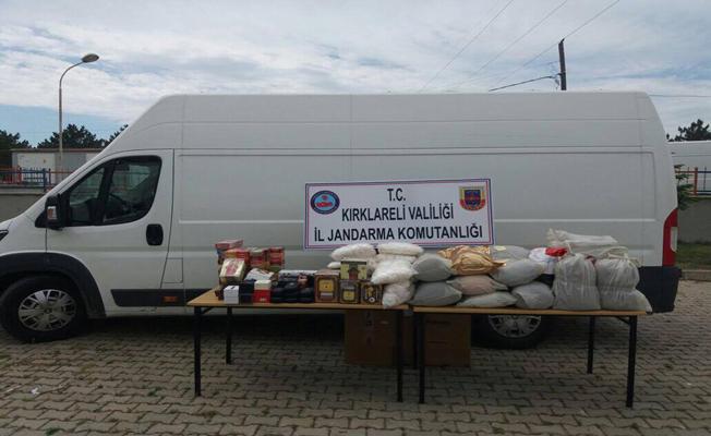 Kırklareli'nde kaçak tütün operasyonu