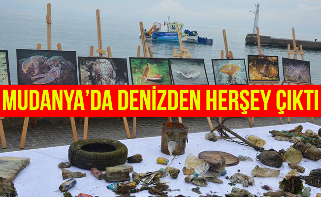 Mudanya'da Denizden her şey çıktı
