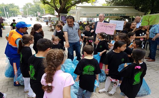 Nilüfer’de naylon poşet yerine bez torba seferberliği