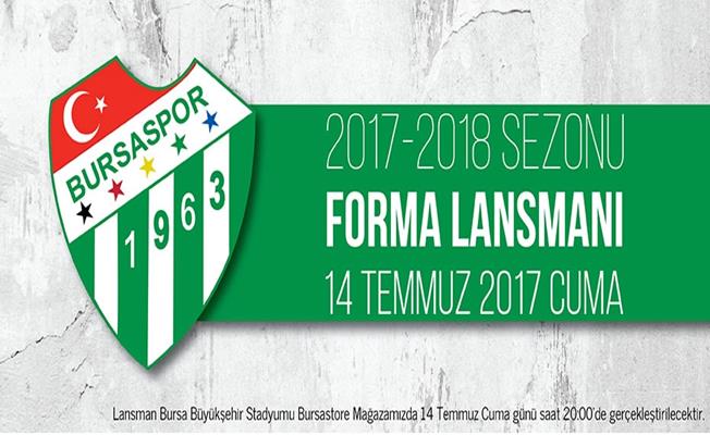 Bursaspor'un Yeni Sezon Formaları Görücüye Çıkıyor