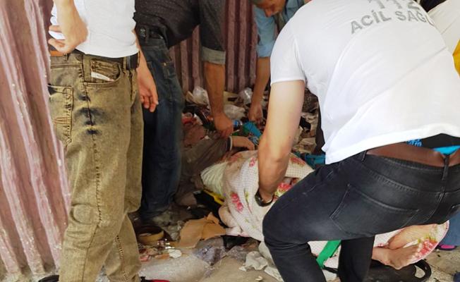 Lüleburgaz'da Üzerine duvar yıkılan kişi yaralandı