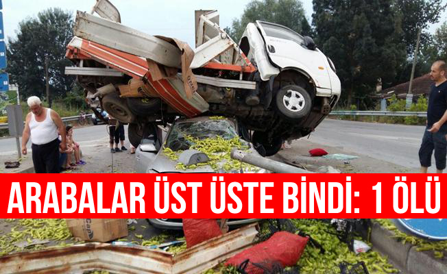 Sakarya'daki zincirleme trafik kazası: 1 ölü