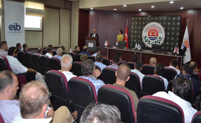 Zeytin ihracatçıları Gemlikte toplantı yaptı