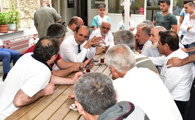 Başkan Edebali Dönüşümü Yerinde Anlatıyor