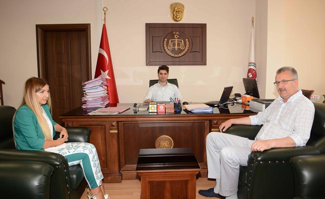Başkan Özkan'dan Başsavcı Atbaş'a 'Hayırlı Olsun' Ziyareti