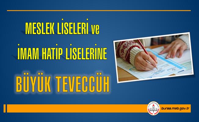 Meslek Liselerine ve İmam Hatip Liselerine Büyük Teveccüh