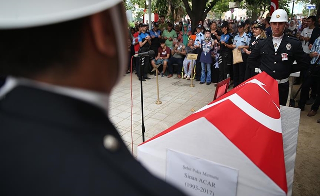 Şehit Polis Memuru Acar Ebedi Yolculuğa Gönderildi