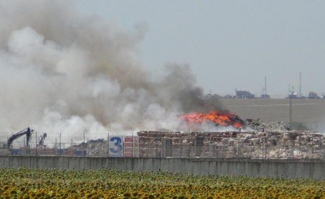 Tekirdağ'da Korkutan Yangın Meydana Geldi