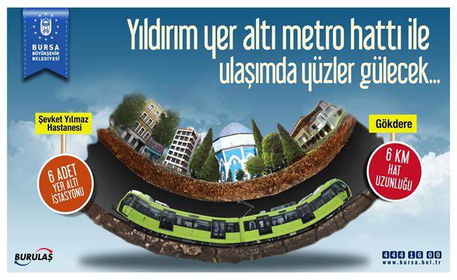 Yıldırım Metrosuna Start Verildi