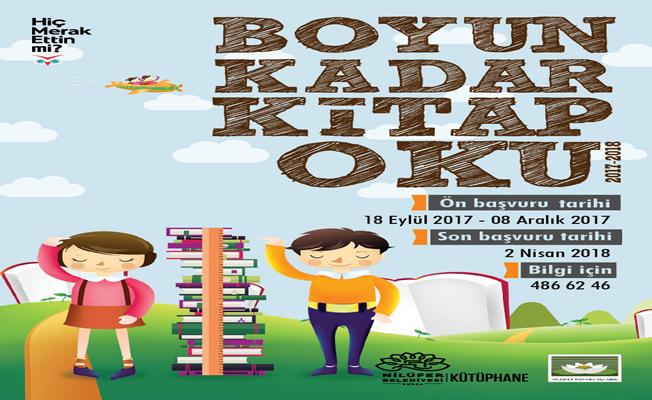 “Boyun Kadar Kitap Oku” ile öğrenciler kitap kurdu olacak “Boyun Kadar Kitap Oku” ile öğrenciler kitap kurdu olacak