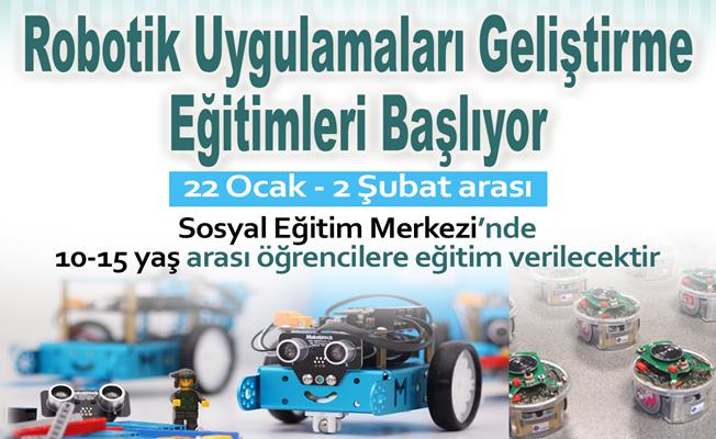 BUSMEK`te robotik eğitim başlıyor