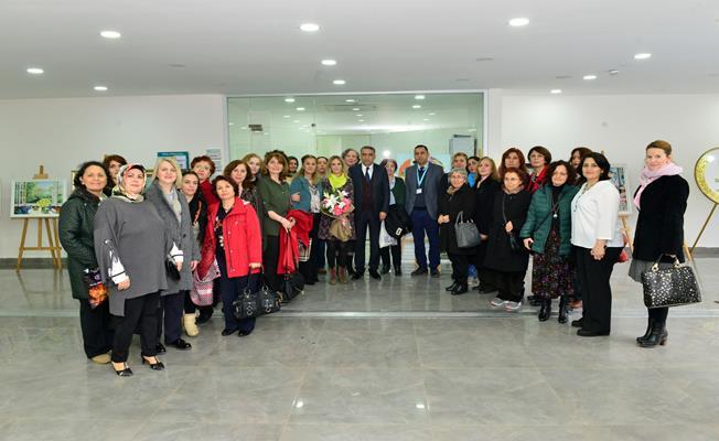 YIL-MEK kursiyerlerinden kadınlar gününe özel resim sergisi