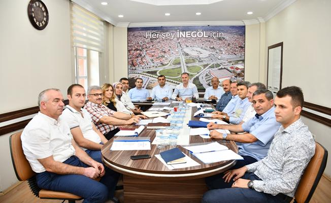 İnegöl Belediyesi'nde 2019’a Hazırlık Çalışmaları Sürüyor