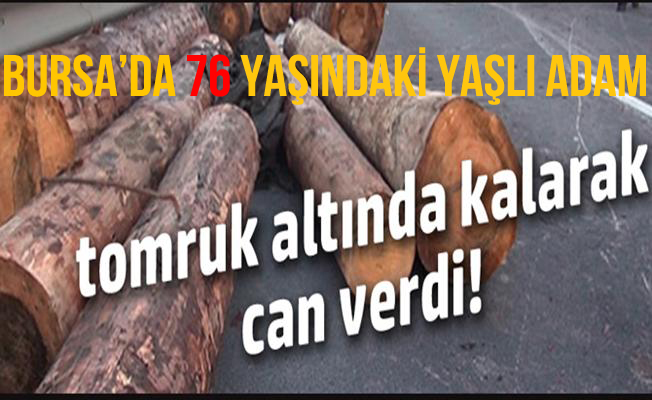 Bursa'da Tomrugun Altında Kalan Adam Öldü