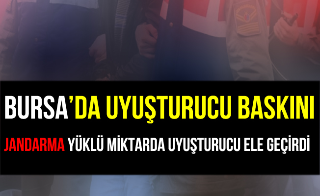 Bursa İnegöl'de Çiftlik Evine Uyuşturucu Baskını