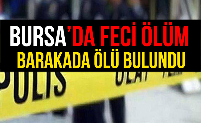 Bursa İznik'te Bir Şahıs Barakada Ölü Bulundu