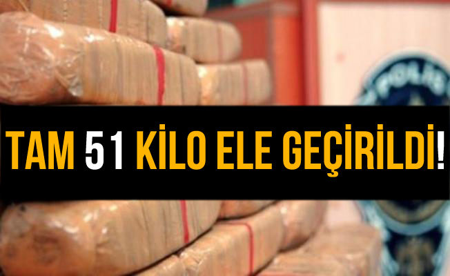 Hakkari Yüksekova'da 51 Kilo Eroin Ele Geçirildi!