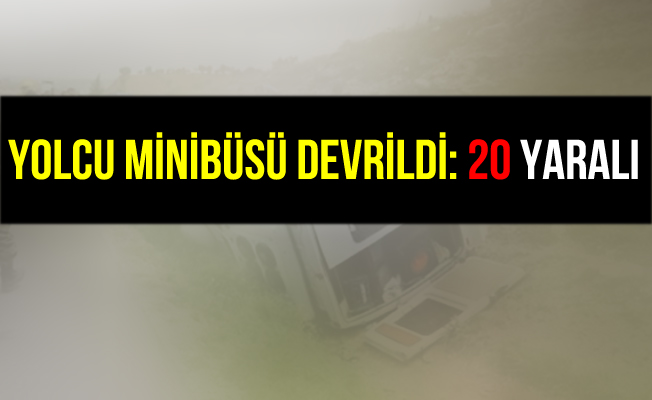 Kocaeli Gölcük'te Yolcu Minibüsü Devrildi: 20 Yaralı