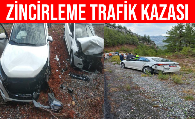 Antalya’daki Zincirleme Trafik Kazası'nda 3 Kişi Yaralandı